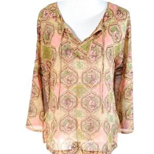 BANANA REPUBLIC Women Blouse Tunic Top Size S